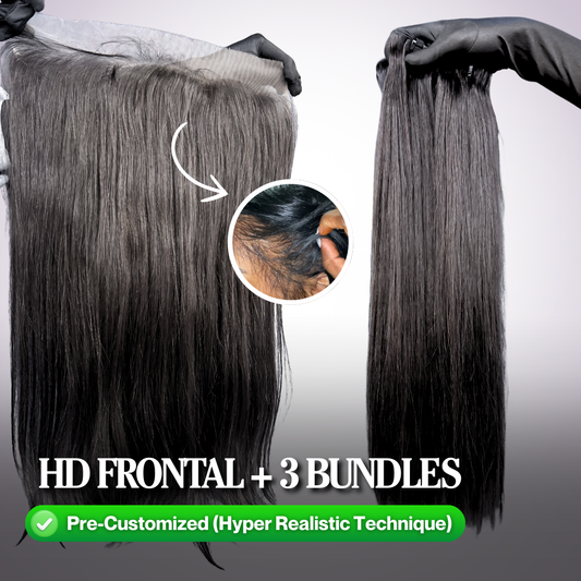 3 BUNDLES + 13x6 HD Lace (Hyper-Realistic) Body Wave